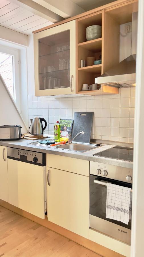 אולדנבורג Gemuetliche Maisonettewohnung Mit Dachterrasse Am Schloss מראה חיצוני תמונה