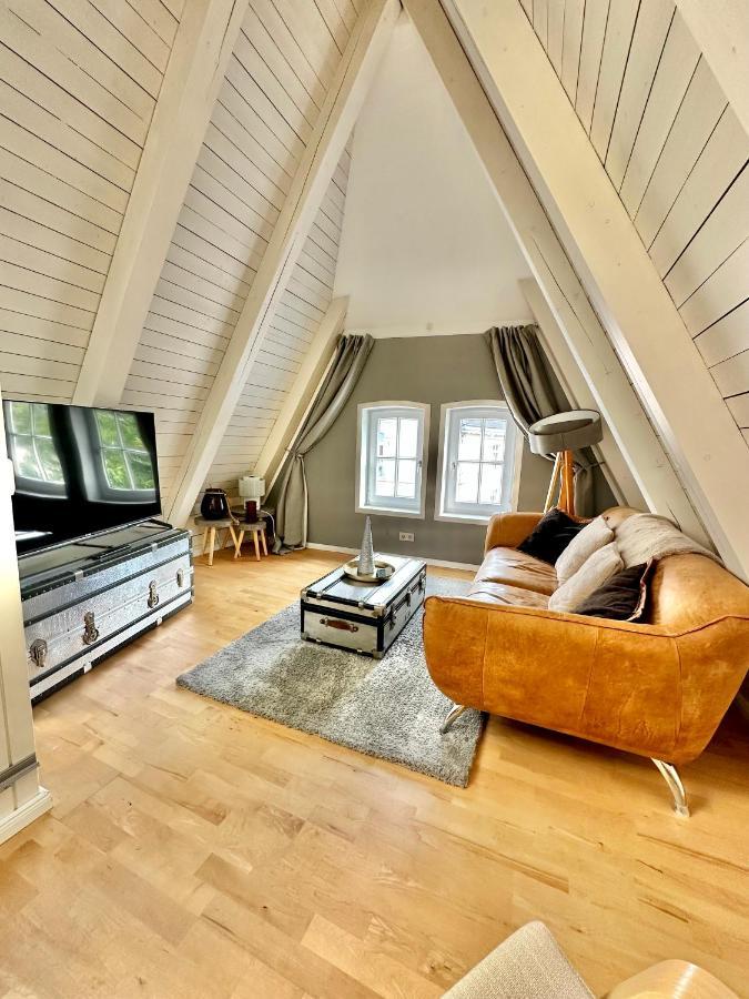 אולדנבורג Gemuetliche Maisonettewohnung Mit Dachterrasse Am Schloss מראה חיצוני תמונה