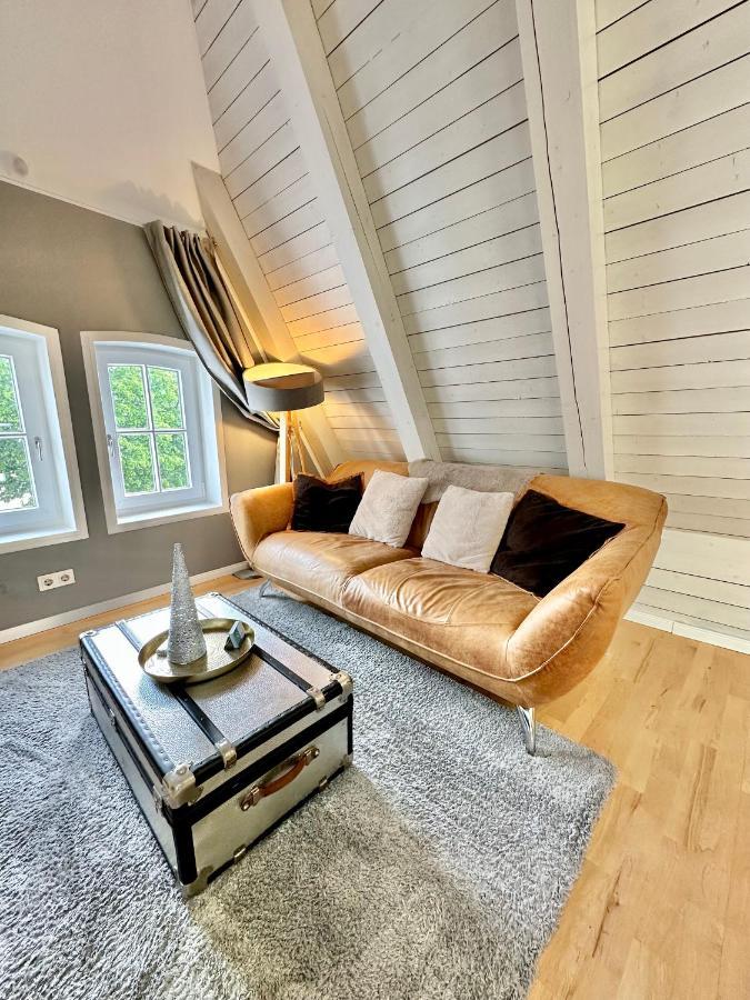 אולדנבורג Gemuetliche Maisonettewohnung Mit Dachterrasse Am Schloss מראה חיצוני תמונה